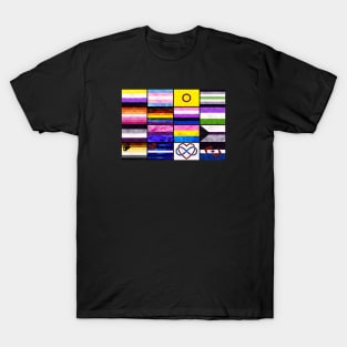 Pride Flag Collage T-Shirt